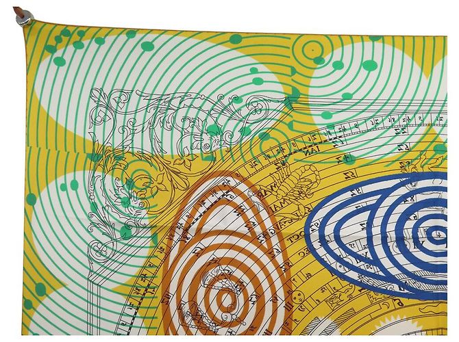 Hermès NUOVO FULARD HERMES ASTRONOMIA ASTROLOGIA DOPPIO LATO SETA 90CM Multicolore - vista 8