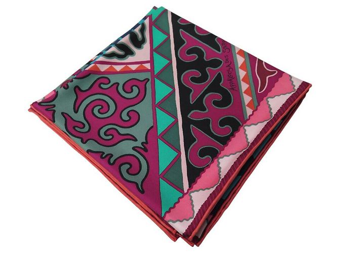 Hermès NUOVO SCIARPA HERMES APPALOOSA DES STEPPES H003067S 90x90 SETA SCATOLA Multicolore - vista 13