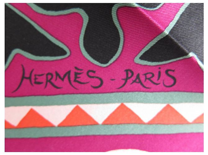 Hermès NUOVO SCIARPA HERMES APPALOOSA DES STEPPES H003067S 90x90 SETA SCATOLA Multicolore - vista 7