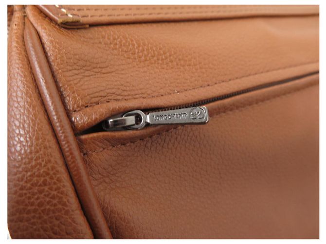 BORSA DA VIAGGIO LONGCHAMP 45CM IN PELLE GOFFRATA DORATA - vista 11