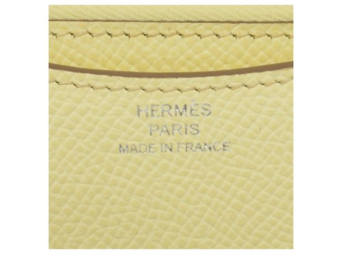 Hermès Cartera Hermes Constance Epsom Jaune Milton - vista 4