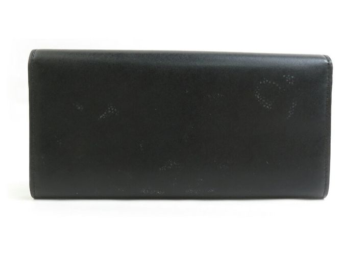 Fendi Schwarze Leder Lange Brieftasche - Ansicht 2