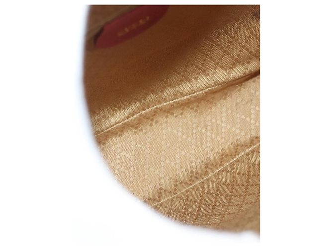 Bamboo Zaino vintage Gucci in suede con bambù, piccolo Rosso - vista 5