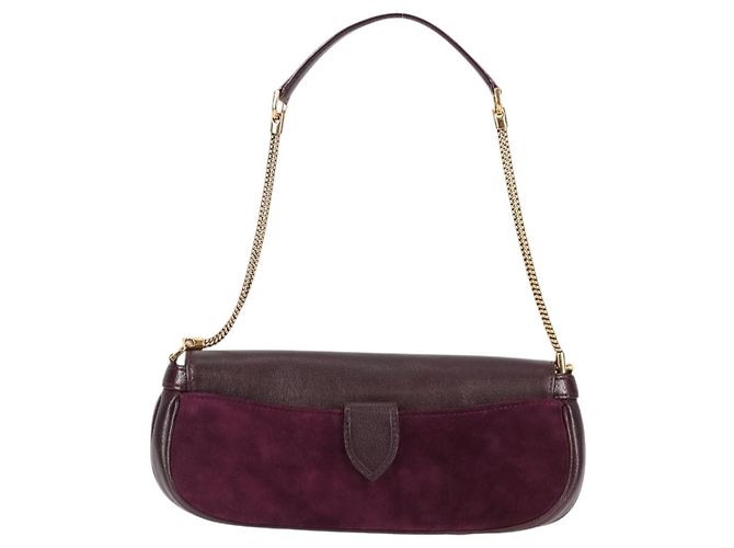 Louis Vuitton Avantgarde Pochette aus Leder mit Wildleder Braun - Ansicht 2