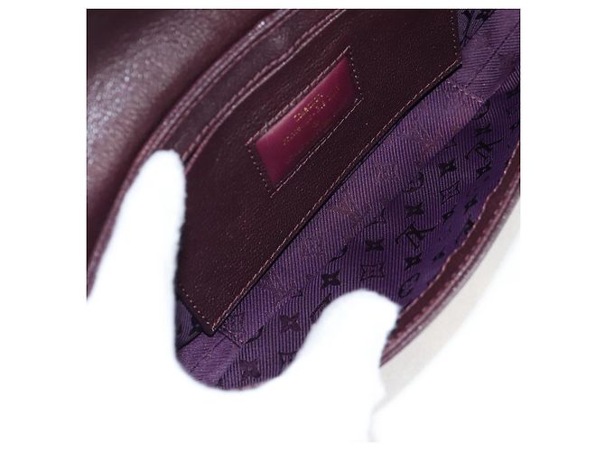 Louis Vuitton Avantgarde Pochette aus Leder mit Wildleder Braun - Ansicht 5