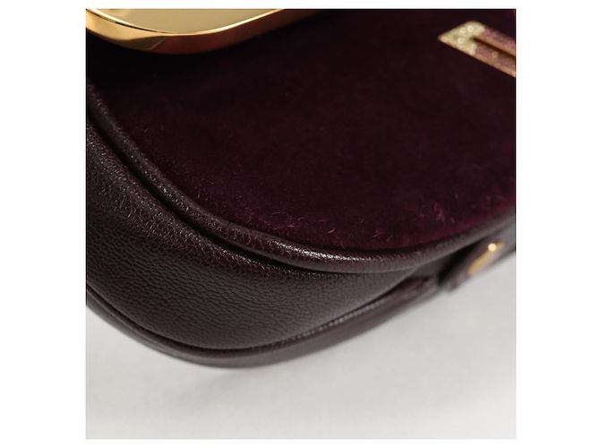 Louis Vuitton Avantgarde Pochette aus Leder mit Wildleder Braun - Ansicht 7