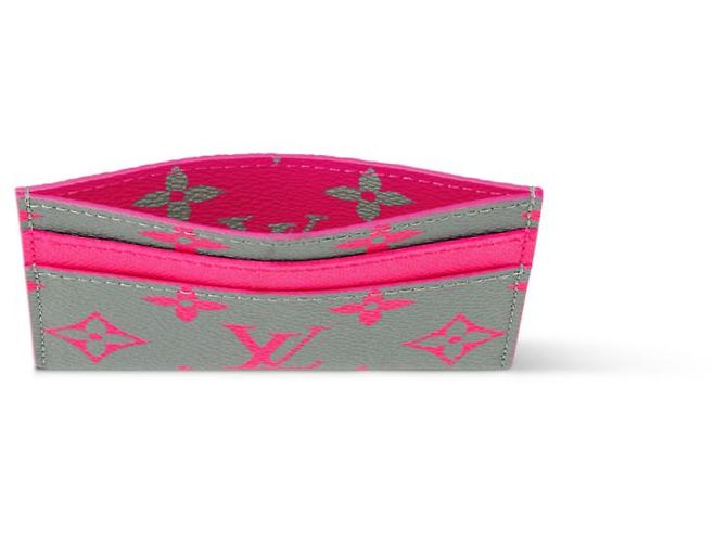 Louis Vuitton LV Double Card Hodler pink/grey - view 2