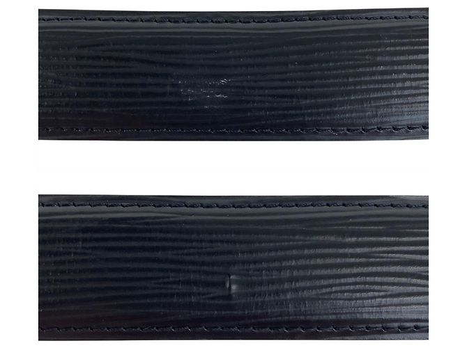 Louis Vuitton Epi Santur Ellipse Gürtel Schwarz Silber - Ansicht 4