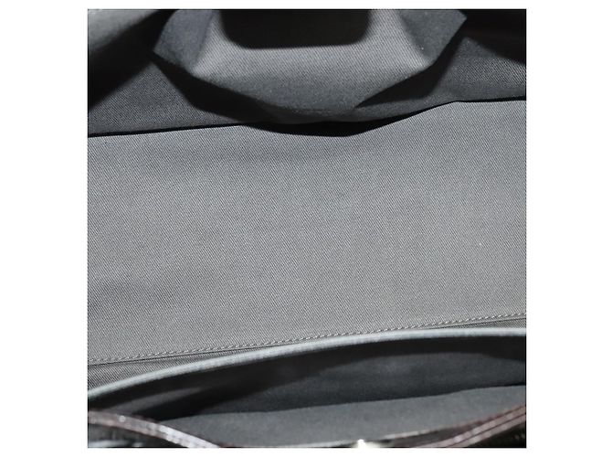 Borsa executive Chanel in pelle verniciata Marrone - vista 5