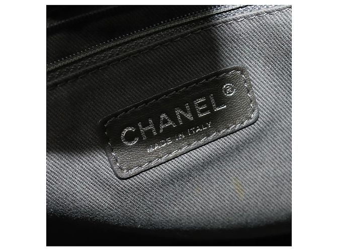 Borsa executive Chanel in pelle verniciata Marrone - vista 6