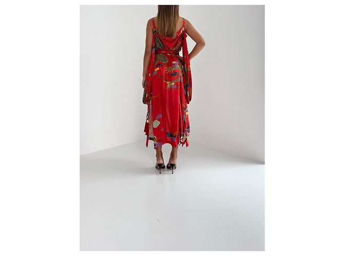 Autre Marque Vestido maxi Adriana Degreas Multicor - vista 6