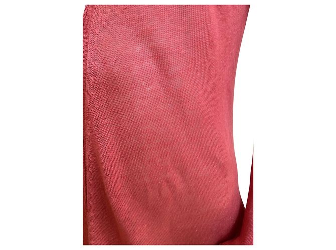 Gerard Darel Gérard Darel Cardigan 100% Leinen – Größe 1 (S) Koralle - Ansicht 2