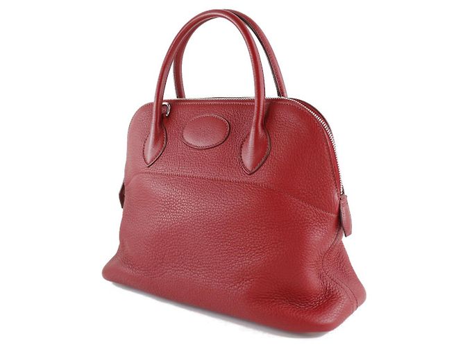 Borsa Bolide Hermès Clemence 31 Rosso - vista 3