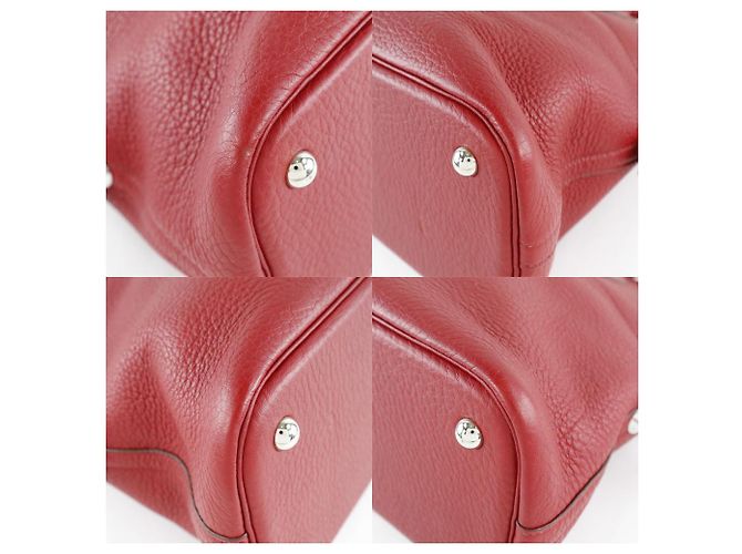 Borsa Bolide Hermès Clemence 31 Rosso - vista 7