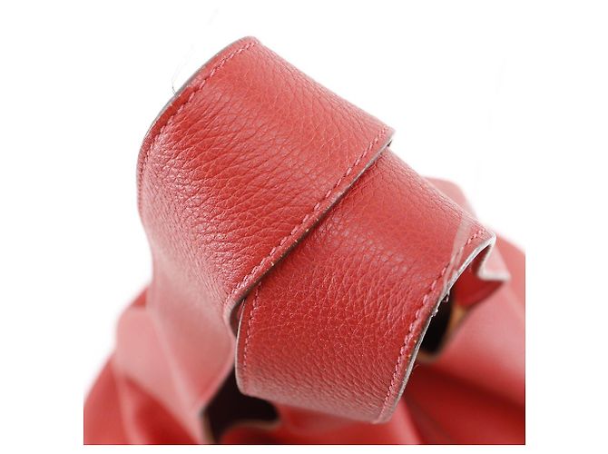 Borsa Picotin Clemence TGM di Hermès Rosso - vista 6