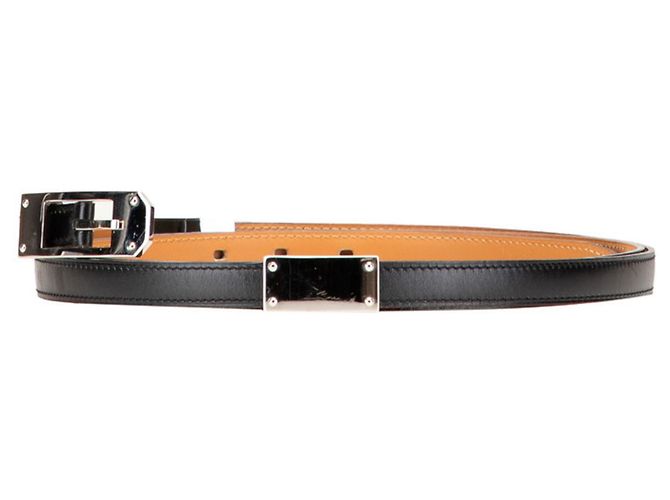 Hermès Kelly Ardion Doppelwickelgürtel Braun Schwarz - Ansicht 2