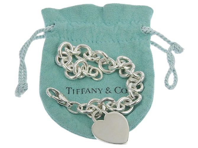 Bracciale con etichetta a forma di cuore Return To Tiffany in argento sterling di Tiffany & Co. - vista 5