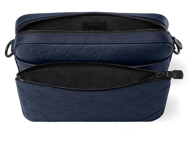 Louis Vuitton Messenger LV trio blu nuovo - vista 2