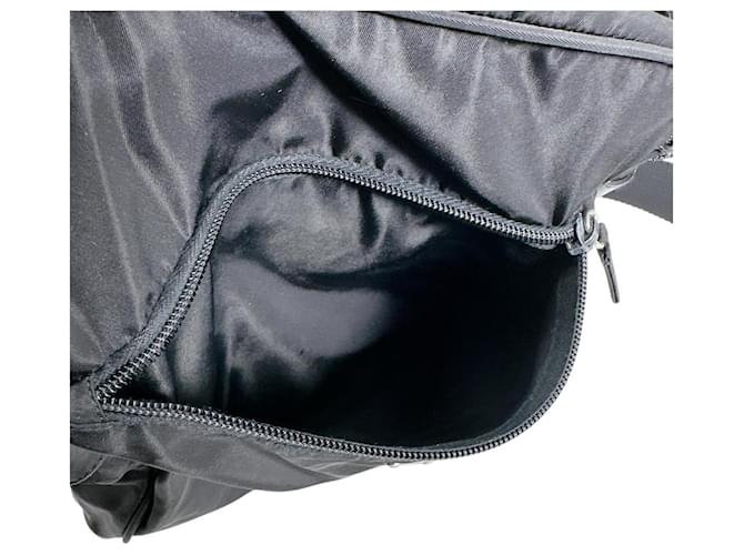 Borsa a Spalla in Nylon Prada Nero - vista 10