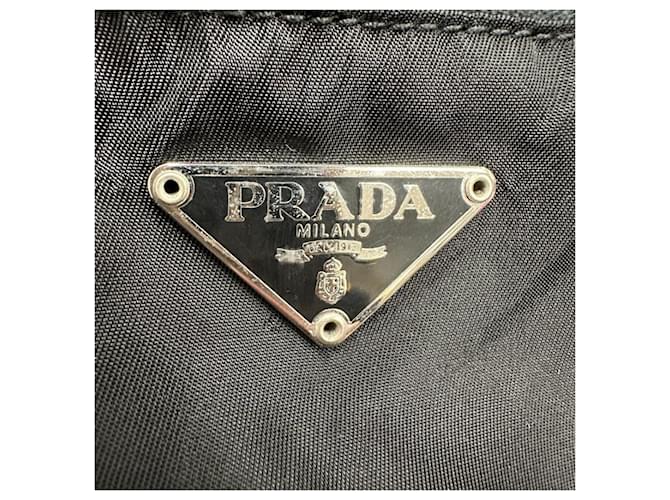 Borsa a Spalla in Nylon Prada Nero - vista 17