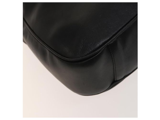 Borsa a mano in pelle Gucci Bamboo 2way Nera Oro 001 1781 1577 Auth 140641 Nero D'oro - vista 16