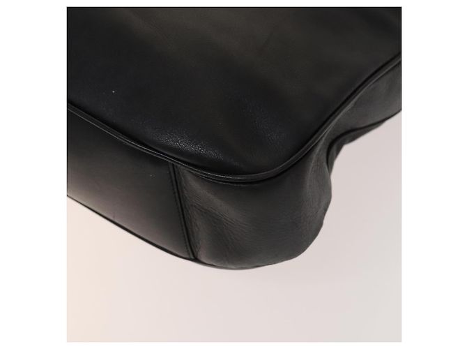 Borsa a mano in pelle Gucci Bamboo 2way Nera Oro 001 1781 1577 Auth 140641 Nero D'oro - vista 9