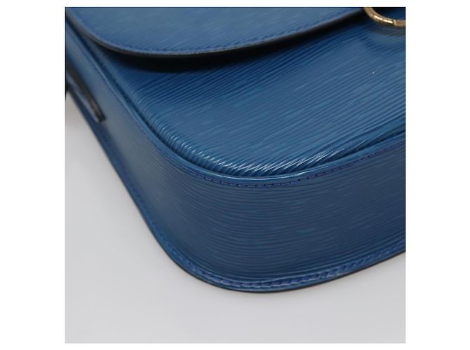LOUIS VUITTON Borsa a Spalla Epi Saint Cloud GM Blu Toledo M52195 LV Auth yk19414 - vista 16