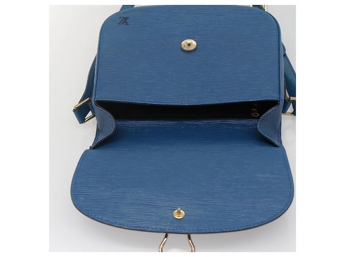 LOUIS VUITTON Borsa a Spalla Epi Saint Cloud GM Blu Toledo M52195 LV Auth yk19414 - vista 19