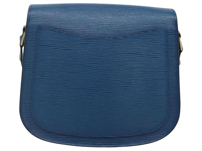 LOUIS VUITTON Borsa a Spalla Epi Saint Cloud GM Blu Toledo M52195 LV Auth yk19414 - vista 2