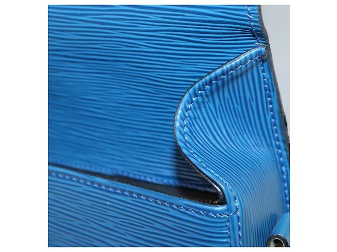 LOUIS VUITTON Borsa a Spalla Epi Saint Cloud GM Blu Toledo M52195 LV Auth yk19414 - vista 20