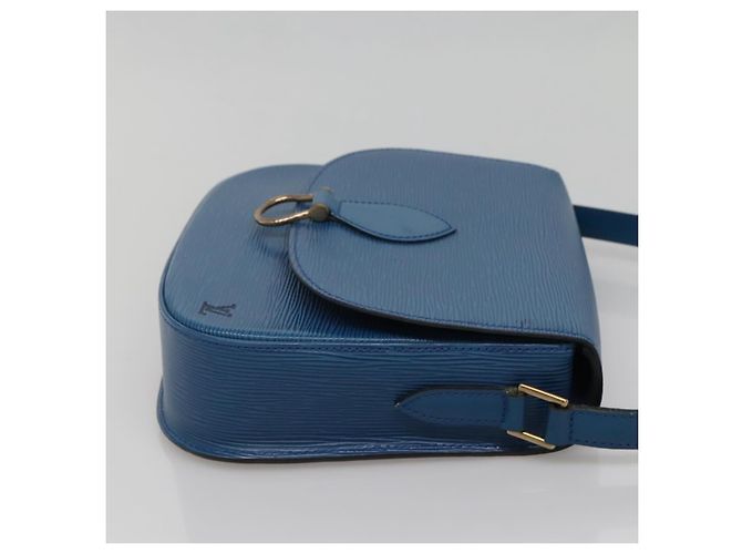 LOUIS VUITTON Borsa a Spalla Epi Saint Cloud GM Blu Toledo M52195 LV Auth yk19414 - vista 4