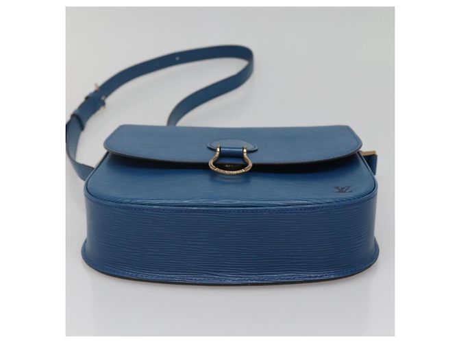LOUIS VUITTON Borsa a Spalla Epi Saint Cloud GM Blu Toledo M52195 LV Auth yk19414 - vista 5