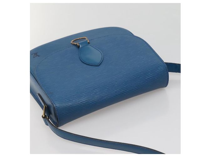 LOUIS VUITTON Borsa a Spalla Epi Saint Cloud GM Blu Toledo M52195 LV Auth yk19414 - vista 6