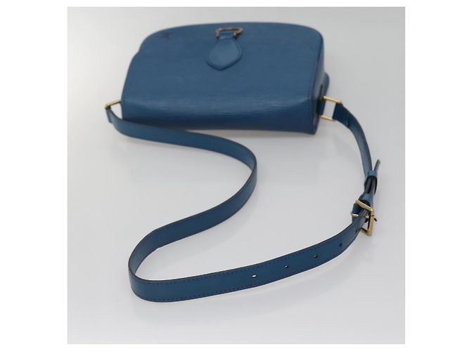 LOUIS VUITTON Borsa a Spalla Epi Saint Cloud GM Blu Toledo M52195 LV Auth yk19414 - vista 7