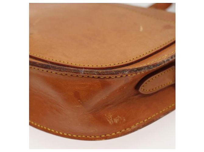 LOUIS VUITTON Bolsa de Ombro de Couro Nomad Jeune Fille PM Bege LV Auth 140977 - vista 9