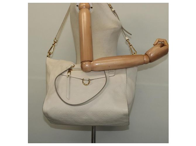 LOUIS VUITTON Borsa Monogram Empreinte Lumineuse PM 2way Bianca M93411 Auth ep10722 Bianco - vista 24