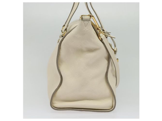 LOUIS VUITTON Borsa Monogram Empreinte Lumineuse PM 2way Bianca M93411 Auth ep10722 Bianco - vista 3