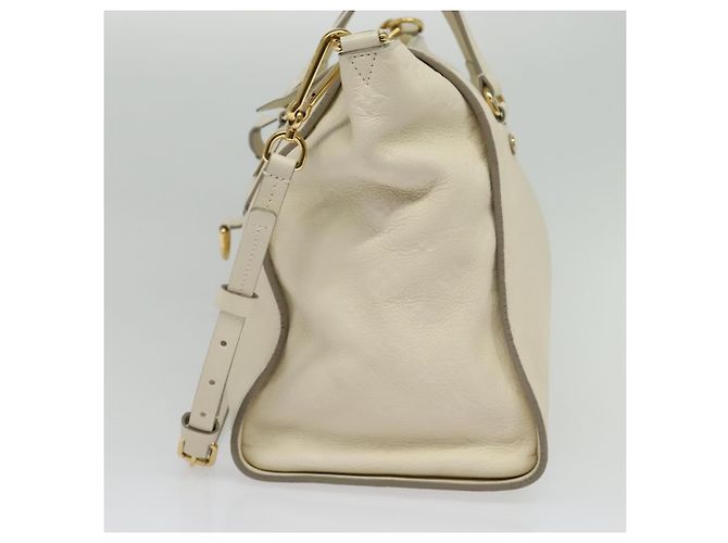 LOUIS VUITTON Borsa Monogram Empreinte Lumineuse PM 2way Bianca M93411 Auth ep10722 Bianco - vista 4