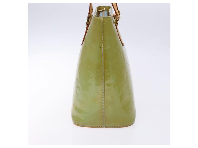 LOUIS VUITTON Borsa a Mano Monogram Vernis Houston Blu Baby M91005 LV Auth ep10301 Blu chiaro - vista 4