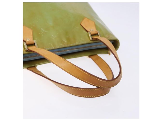 LOUIS VUITTON Borsa a Mano Monogram Vernis Houston Blu Baby M91005 LV Auth ep10301 Blu chiaro - vista 7
