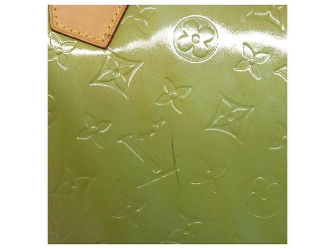 LOUIS VUITTON Borsa a Mano Monogram Vernis Houston Blu Baby M91005 LV Auth ep10301 Blu chiaro - vista 9