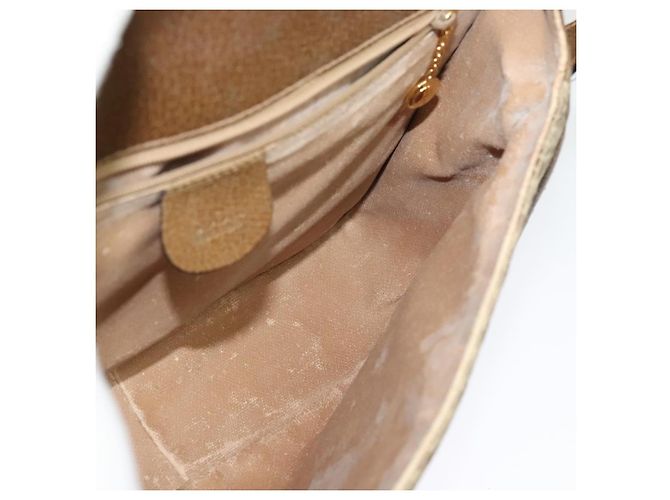 GUCCI Shoulder Bag Canvas Beige Gold 001 113 0613 Auth ep10753 Golden - view 18