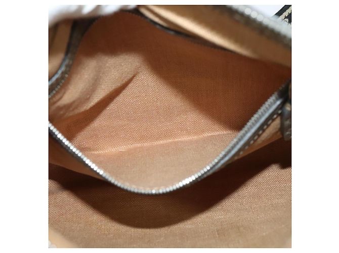 Fendi Borsa a Spalla Celeria in Pelle Argento Auth BA5363 - vista 20