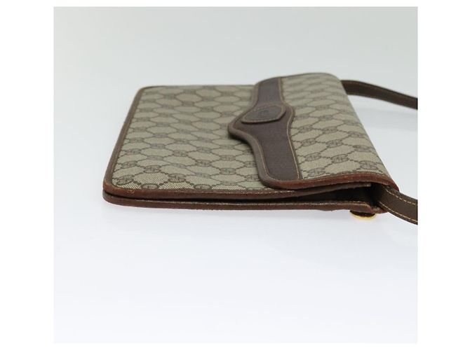 Gucci Borsa a Spalla GG Supreme PVC Beige Oro 004 904 0671 Auth ep10822 D'oro - vista 4