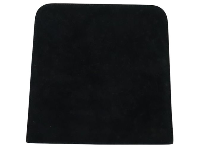 Borsa a spalla Gancini in suede nero e oro Salvatore Ferragamo Auth 140965 D'oro - vista 2