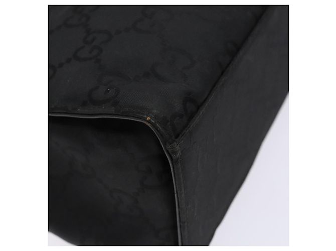 Borsa a mano GG Canvas Bamboo Gucci Nylon Nero Argento 002 1016 Auth BA5353 - vista 14