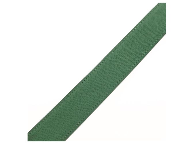 Hermès Cinturón HERMES Constance H de cuero 33,5"" verde Auth 141710V - vista 9
