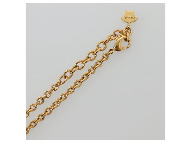 Collier VERSACE en métal doré Auth bs29163 - vue 10