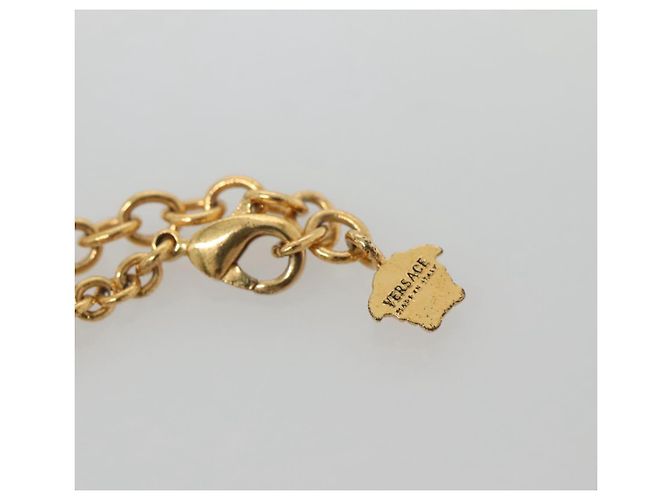 Collier VERSACE en métal doré Auth bs29163 - vue 11