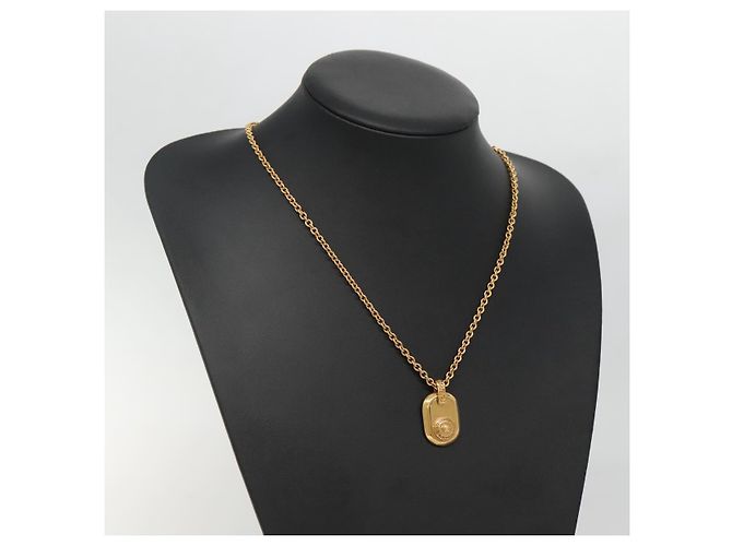 Collier VERSACE en métal doré Auth bs29163 - vue 12
